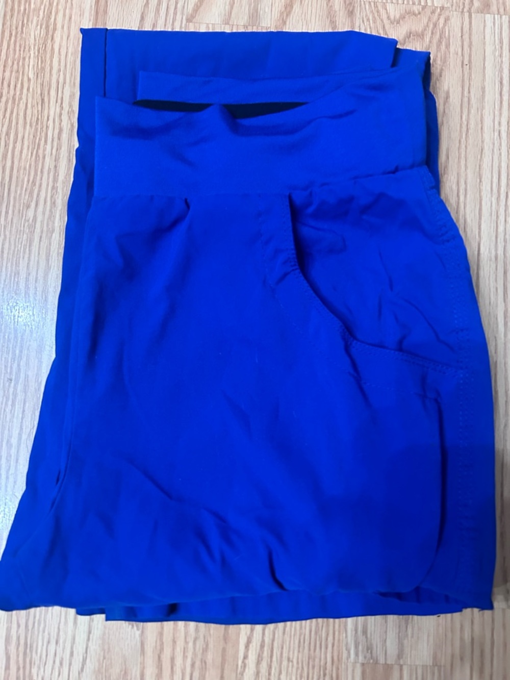 Royal Blue Athletic Leggings with Pocket
